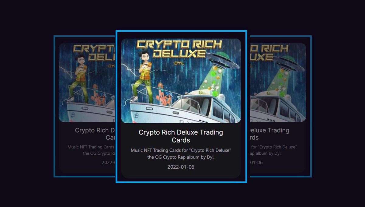 Crypto rich deluxe trading cards | Trading  cards |