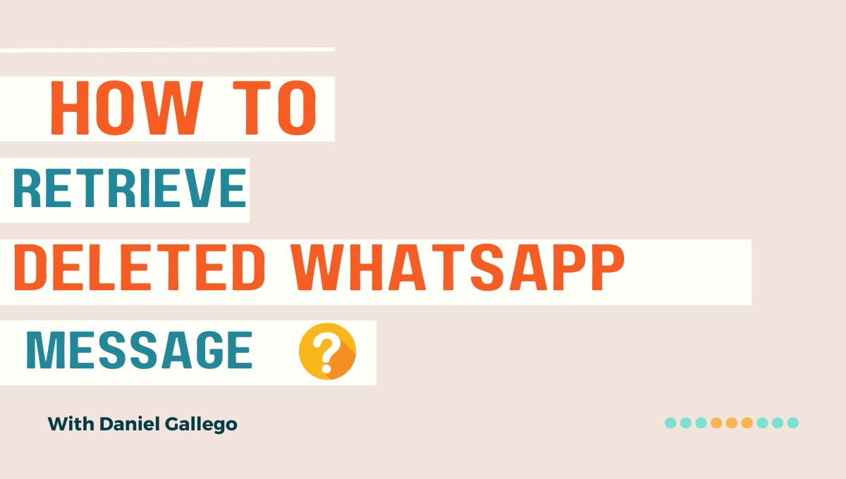 WhatsApp par delete message kaise dekhe